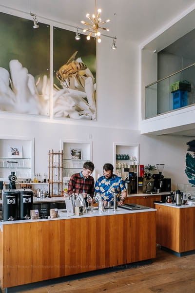 Baristas at Capitol Coffee Works