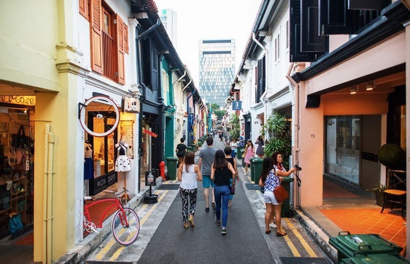 Shopping in Singapore: Haji Lane. Photo: Danny Santos / Singapore Tourism Board