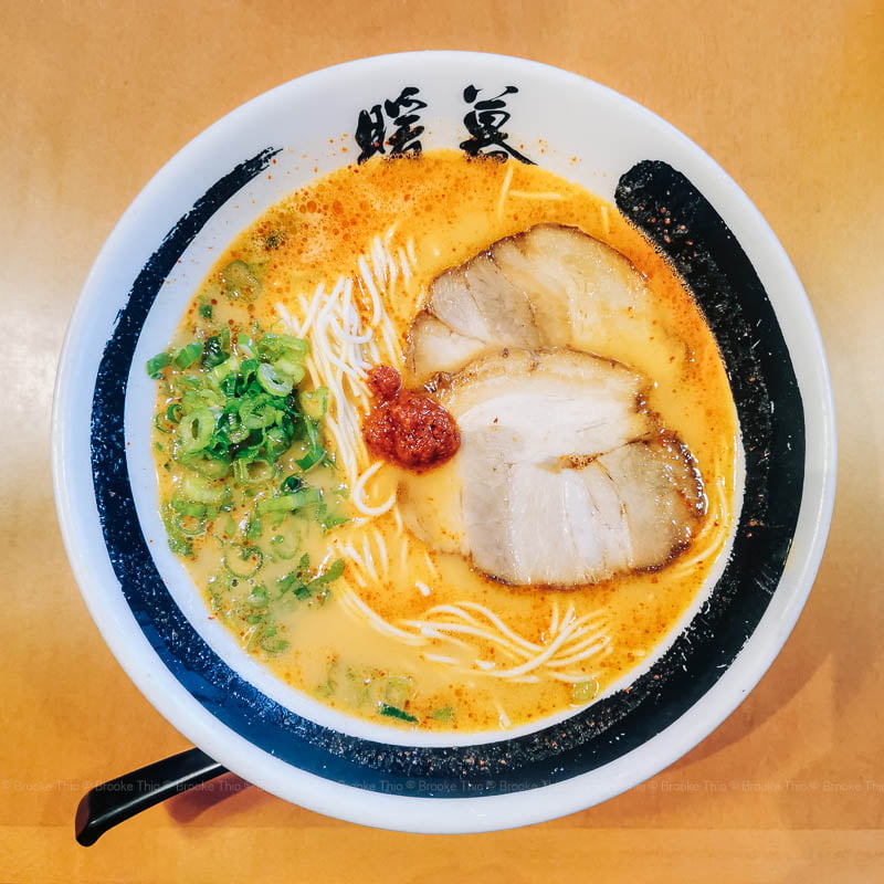 Where to eat in Vancouver Canada: Bowl of classic ramen at Ramen Danbo