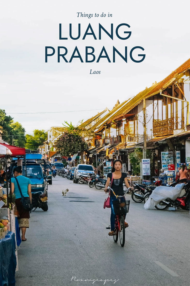 Save to Pinterest: Things to do in Luang Prabang, Laos